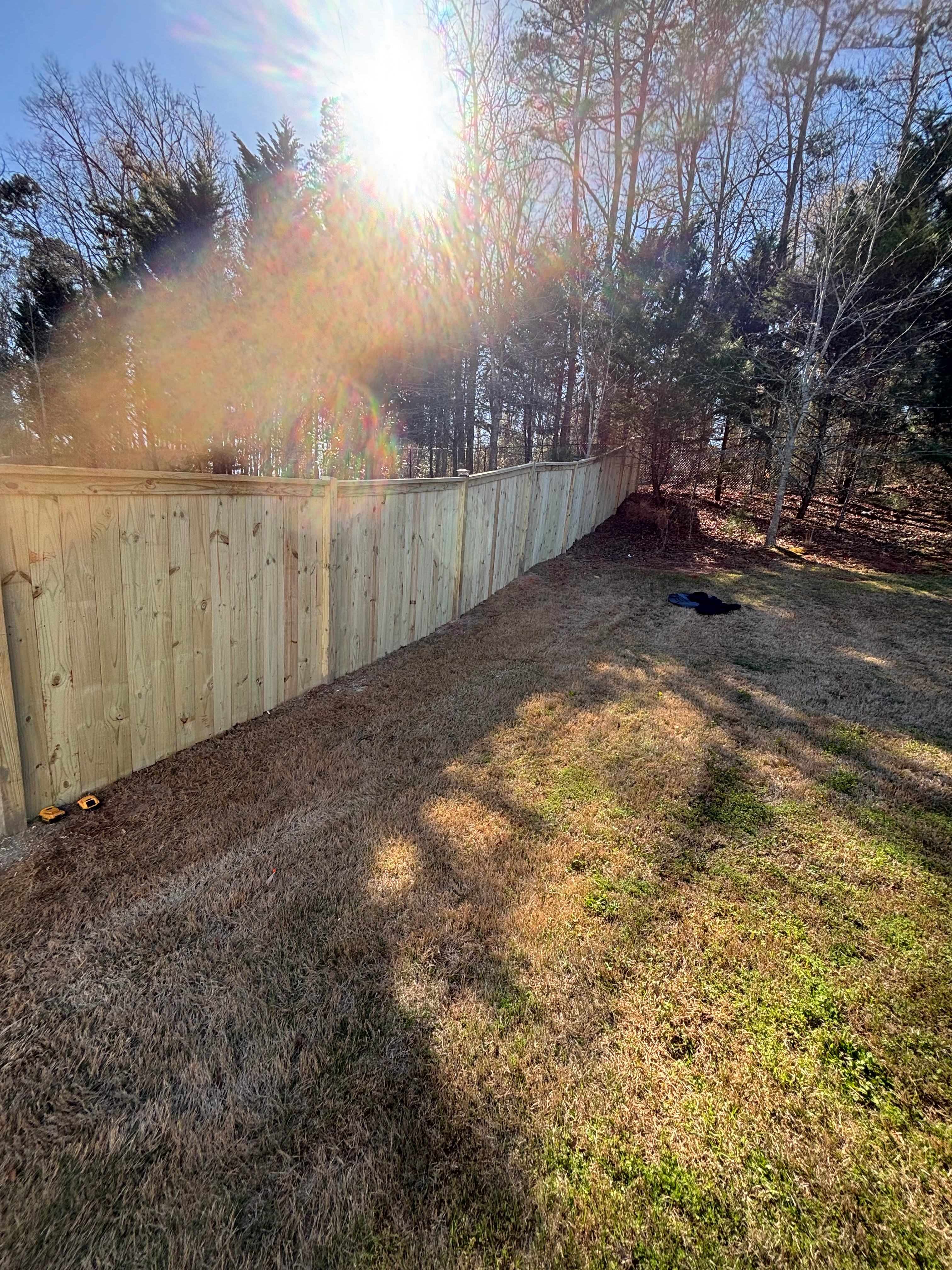 Capped Privacy Fence — Privacy fencing by Fleming Fencing in north Georgia